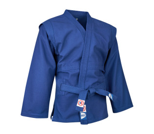 Куртка для самбо "Green Hill" JUNIOR синяя, p.(40 - 42/150-160см) Куртка для самбо "Green Hill" JUNIOR синяя, p.(40 - 42/150-160см)